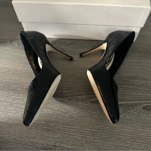 Sergio Rossi Godiva Black Croc Alligator Pumps Heels 5 35.5 35 1/2 - Picture 4 of 15
